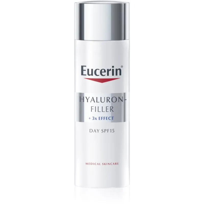 Eucerin Hyaluron-Filler + 3x Effect κρέμα ημέρας ενάντια στη γήρανση της επιδερμίδας SPF 15 50 ml