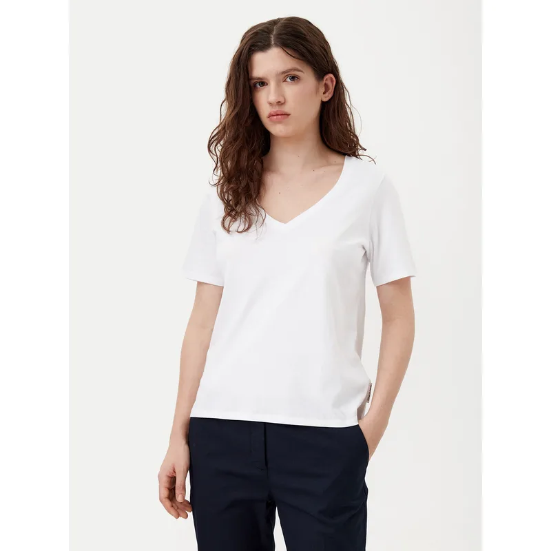 Marc O'Polo T-Shirt B01207251331 Λευκό Regular Fit