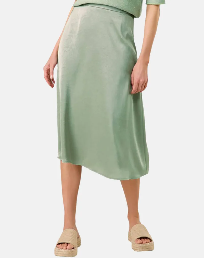 GERRY WEBER SKIRT WOVEN LONG 510008-31510-50956 MintGreen