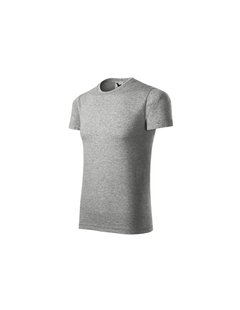 Malfini Ανδρικό Διαφημιστικό T-shirt Κοντομάνικο σε Γκρι Χρώμα MLI-14512