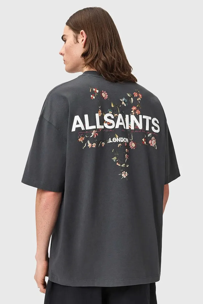 AllSaints t-shirt ανδρικό βαμβακερό PENTACLE
