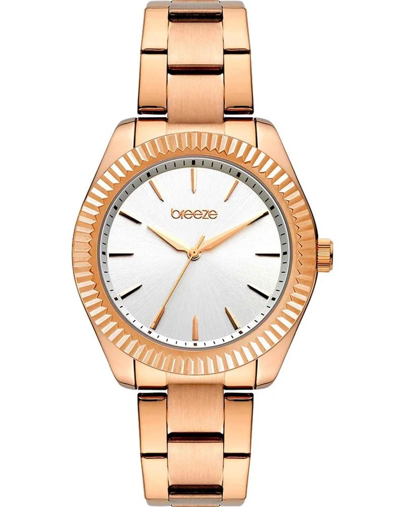 BREEZE Elitistic - 212411.8, Rose Χρυσό case with Stainless Steel Bracelet