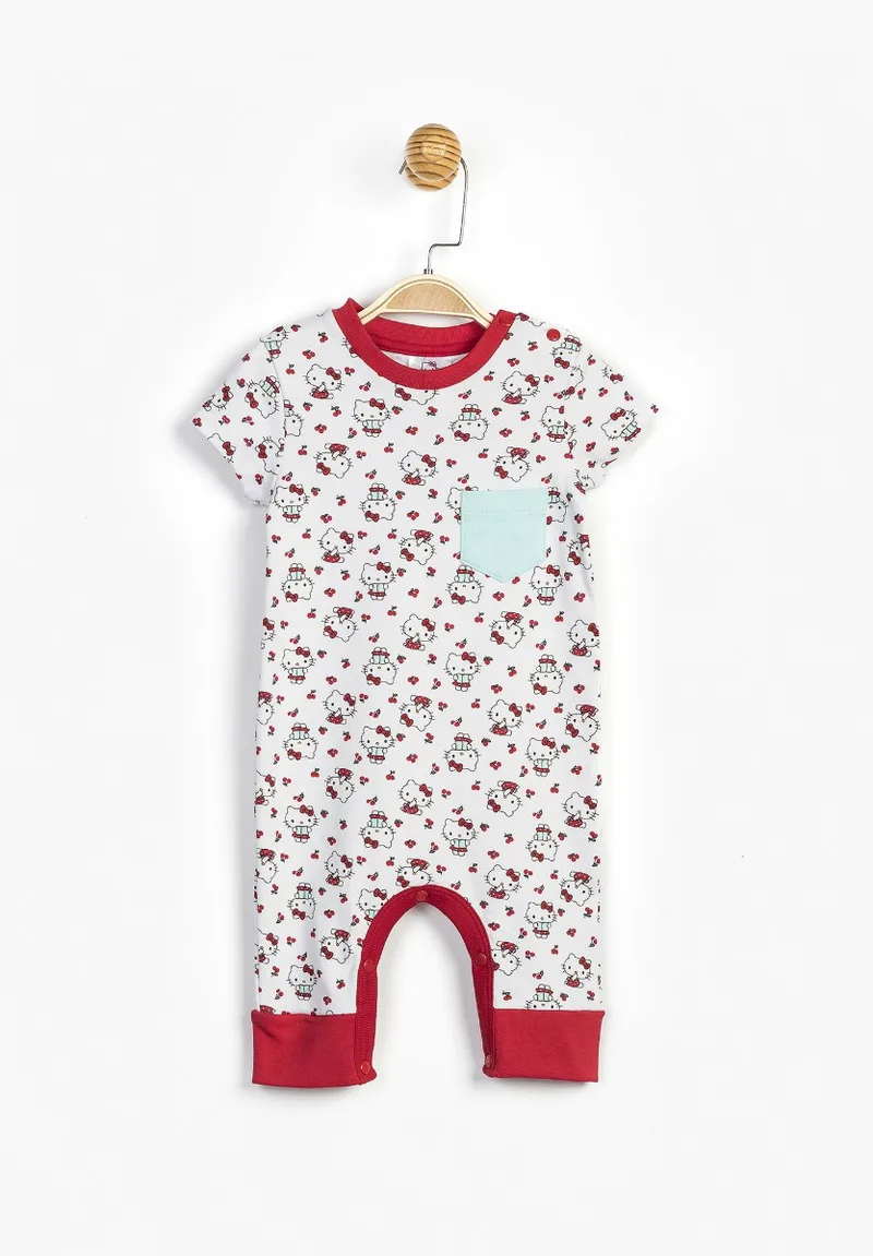 Φορμάκι βρεφικό κοντό μανίκι Hello Kitty HK12966