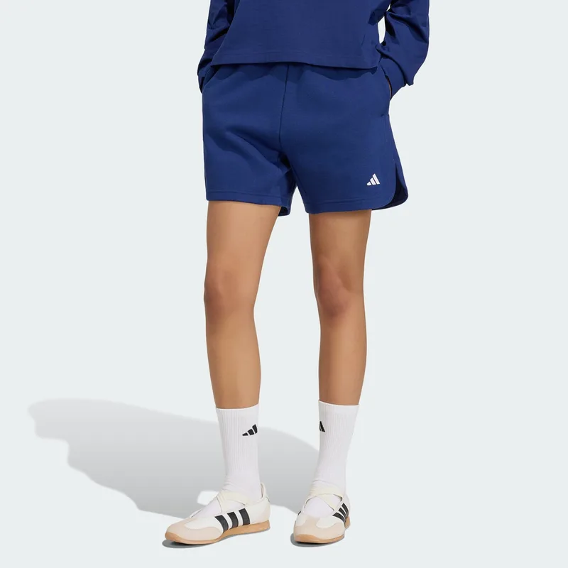 adidas sportswear W 3 Stripes Studio Fleece Loose Shorts (9000279903_5123)