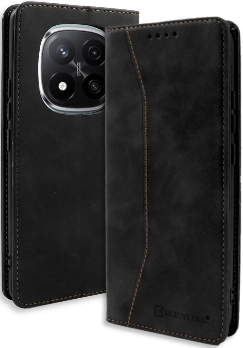 Θήκη Xiaomi Redmi Note 14 Pro Plus 5G Bodycell Book Case Πορτοφόλι - Black (5206015080739)