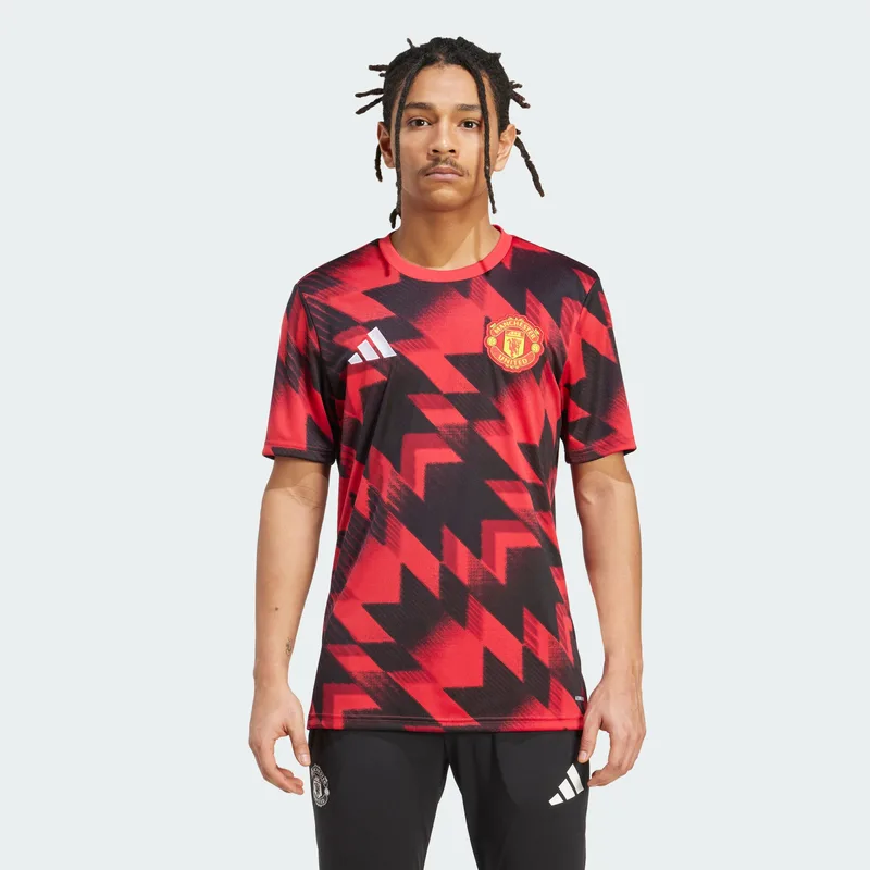 adidas Manchester United FC 2025/26 Pre-Match Ανδρική Ποδοσφαιρική Φανέλα (9000249321_77034)