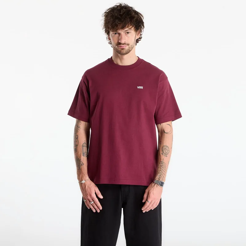 T-shirt Vans Left Chest II Loose SS T-Shirt Burgundy XXL