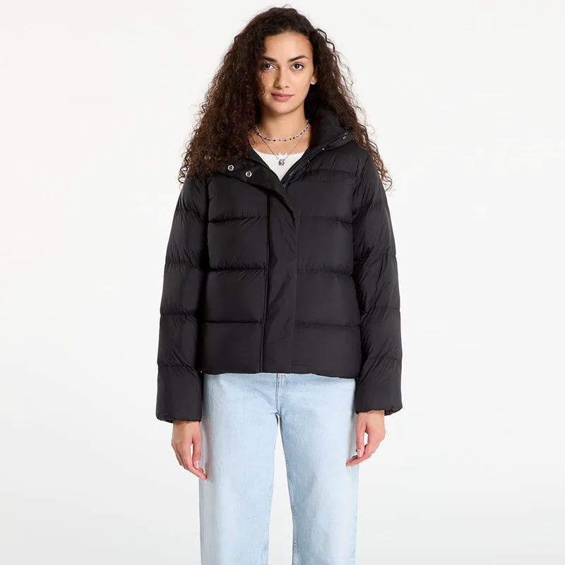 Μπουφάν Tommy Hilfiger Down Hooded Puffer Jacket Black L