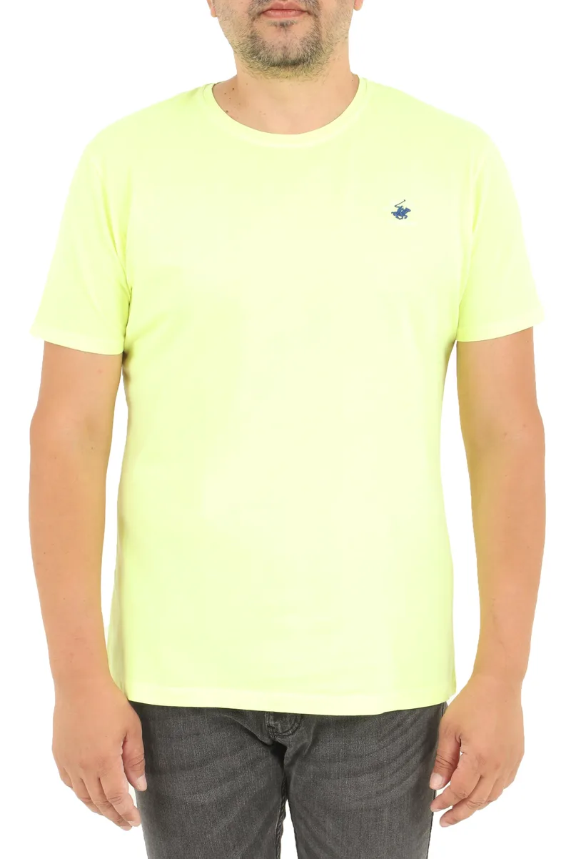 Μπλούζα Κοντομάνικη Beverly Hills Polo Club Με Κεντητό Λογότυπο TS41759-0010 Ανδρικό