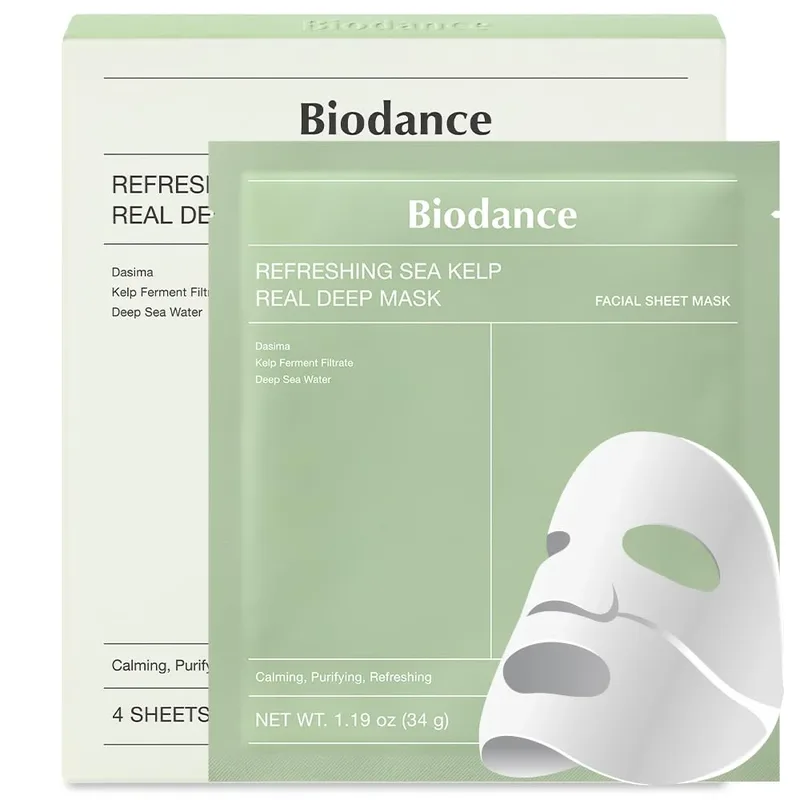 Biodance Refreshing Sea Kelp Real Deep Mask (4PCS x 34g)