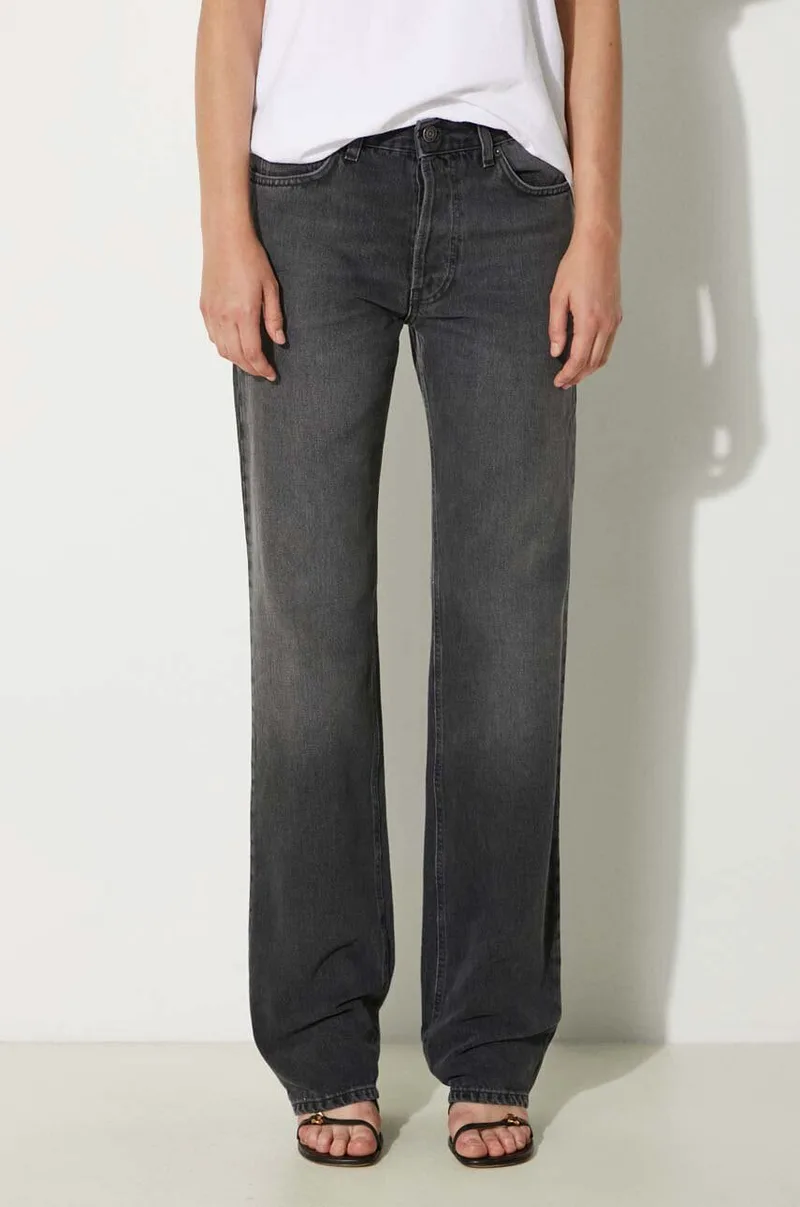 Τζιν παντελόνι Fiorucci Faded Black Straight Fit Jeans