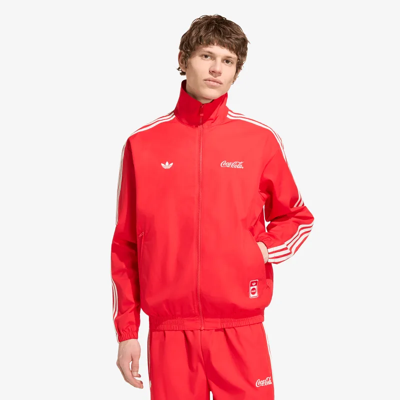 Μπουφάν adidas x Coca Cola Classic Sport Firebird Track Jacket Vivid Red L