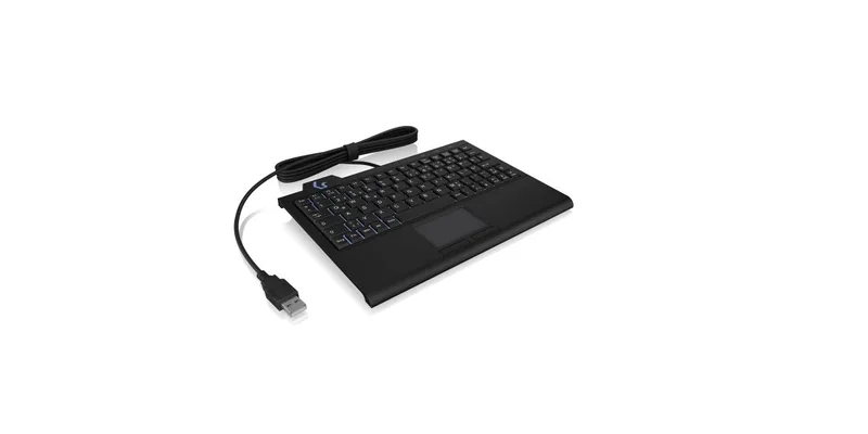 KeySonic Super-Mini-TAS Touchpad,B-light,BK, KSK-3210ELU(UK)
