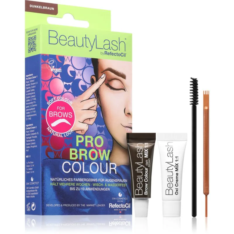 RefectoCil Pro Brow Colour βαφή για τα φρύδια απόχρωση Dark Brown 1 τμχ