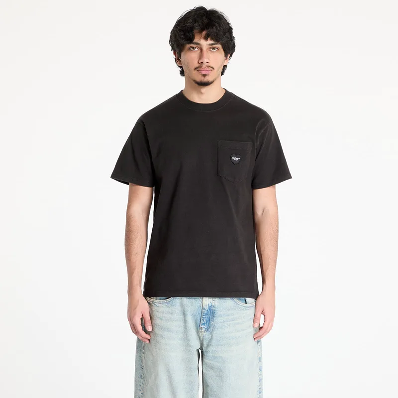 T-shirt Carhartt WIP S/S Ingo Pocket T-Shirt UNISEX Black Garment Dyed M