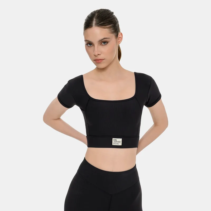 BodyTalk Softness Gy Γυναικείο Crop T-Shirt (9000254682_1469)