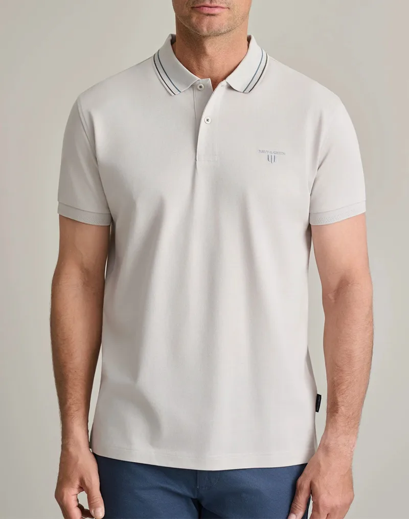 NAVY&GREEN ΜΠΛΟΥΖΑ ΠΟΛΟ 24TS.004/PL-ICE Ecru
