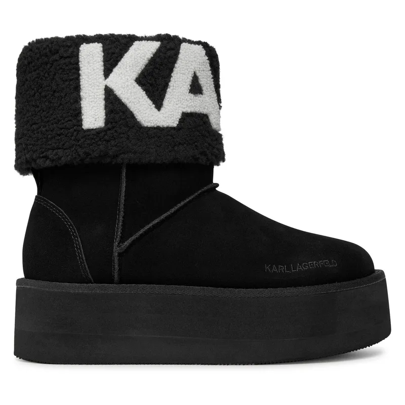 Μπότες Χιονιού KARL LAGERFELD KL48552 Μαύρο