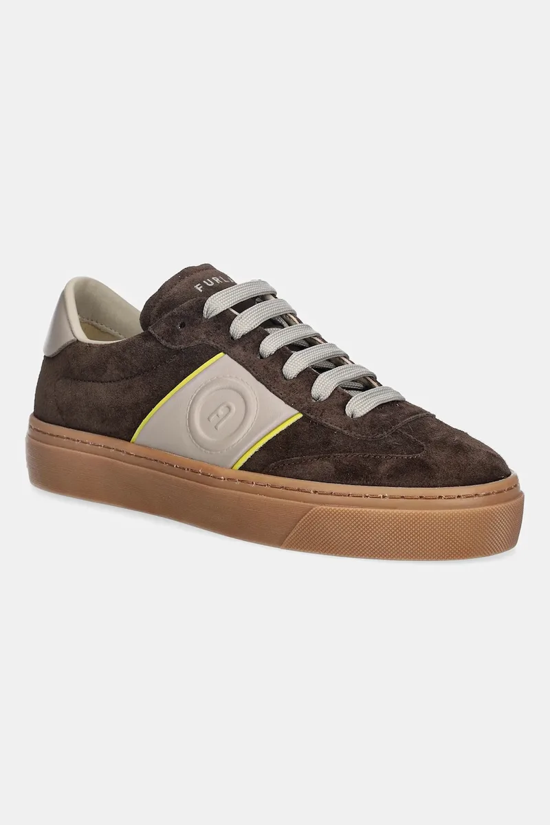 Σουέτ sneakers Furla Enjoy Lace-Up Sneaker
