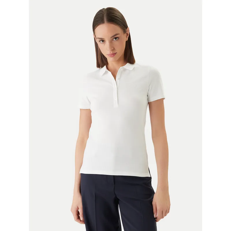 Gant Polo 4201535 Λευκό Slim Fit