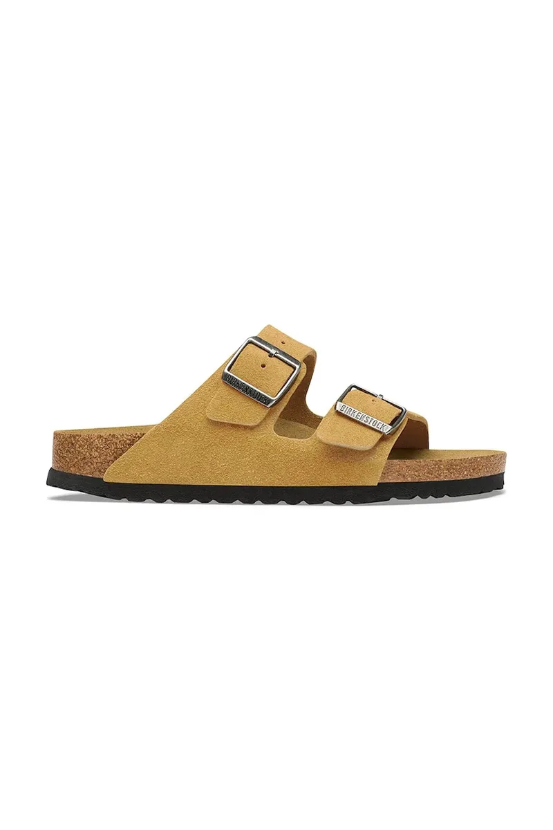 Birkenstock σαγιονάρες σουέτ Arizona Soft Footbed Suede Leather
