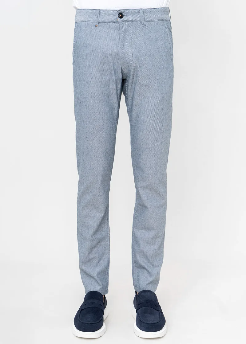 BOSS Υφασμάτινο Παντελόνι της σειράς Chino - 50536834 466 Open Blue