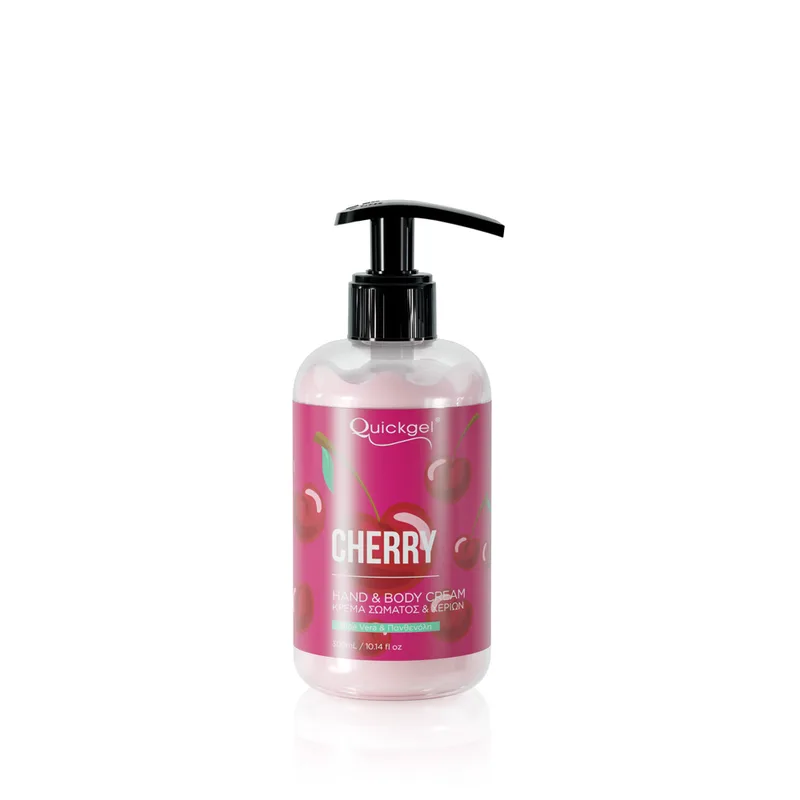 Ενυδατική κρέμα χεριών και σώματος - Cherry - 300ml