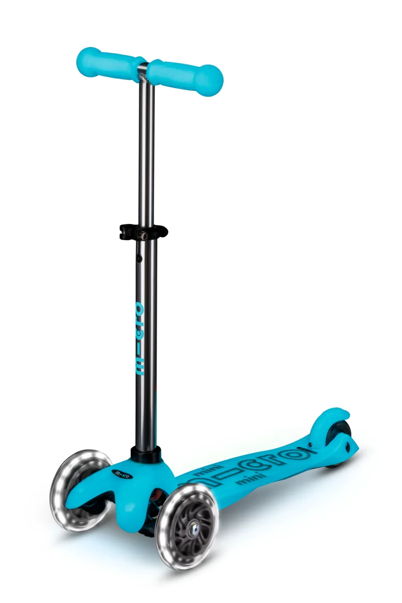 Πατίνι Mini Micro Deluxe Glow LED - Glacier Aqua