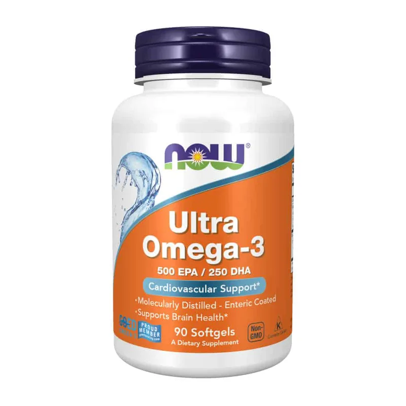 NOW Ultra omega-3 500EPA/250DHA -Ωμέγα 3 90 softgels