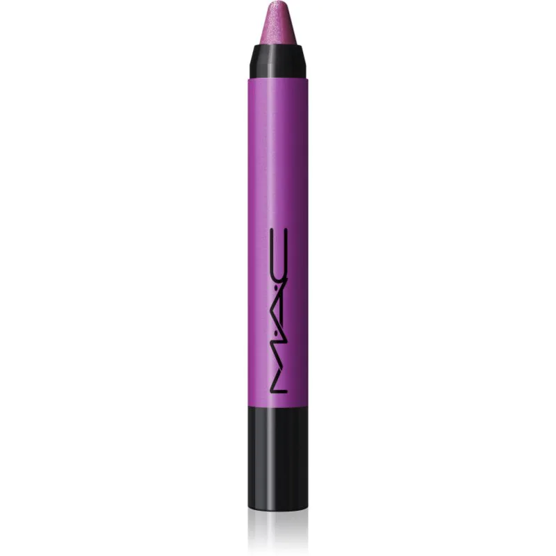 MAC Cosmetics Dazzlelips Crayon αστραφτερό κραγιόν σε μολύβι απόχρωση Lunar Violet 1.5 γρ
