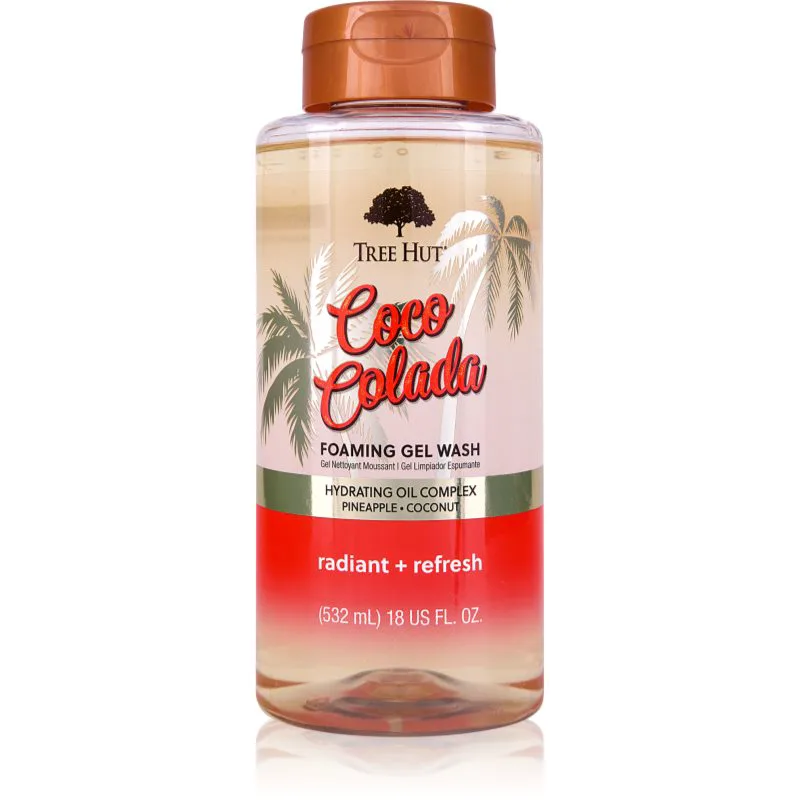 Tree Hut Coco Colada Foaming Gel Wash αφρώδες τζελ για ντους 532 ml