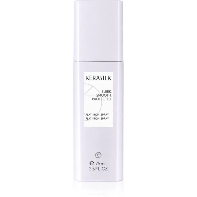 KERASILK Styling Flat Iron Spray θερμοπροστατευτικό σπρέι για επεξεργασία με σίδερο ή ψαλίδι μαλλιών 75 ml