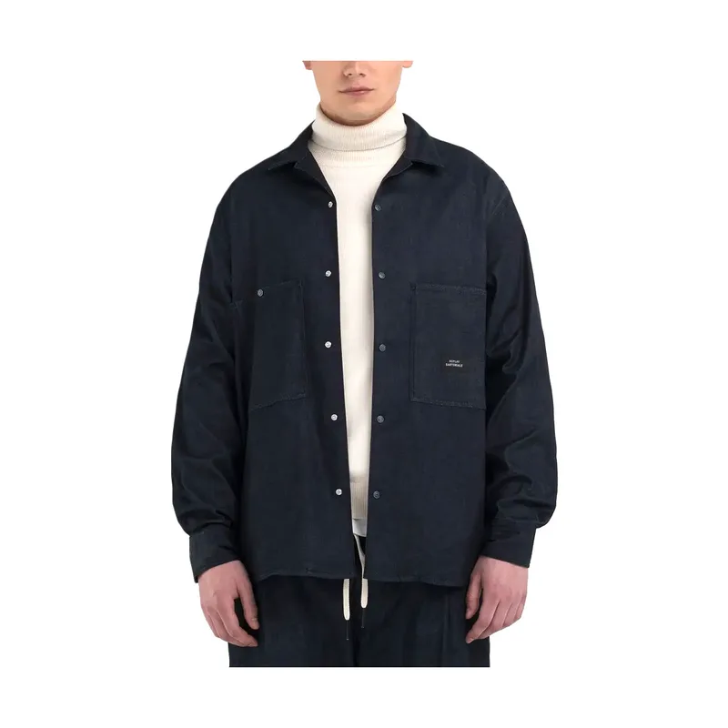Πουκάμισο με μακριά μανίκια Replay DENIM SHIRT MEN