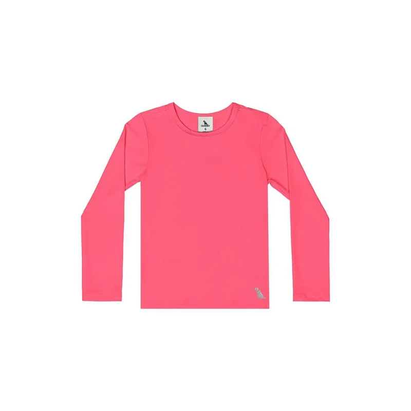 Μπλούζα παραλίας UV κορίτσι Quimby kids-0703/34514/Fuchsia