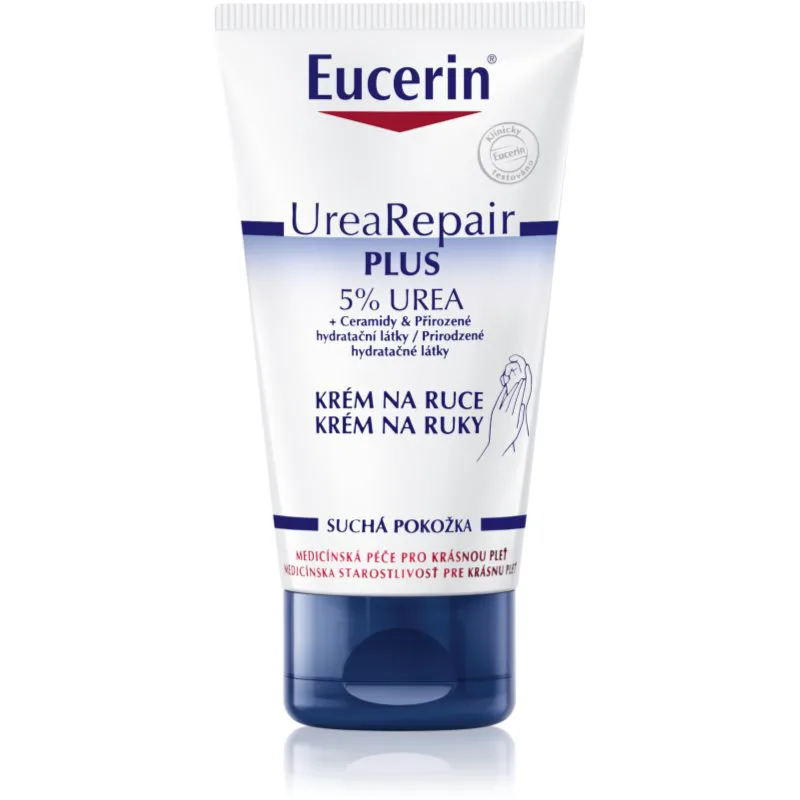Eucerin UreaRepair PLUS κρέμα για τα χέρια για ξηρό δέρμα 5% Urea 75 μλ
