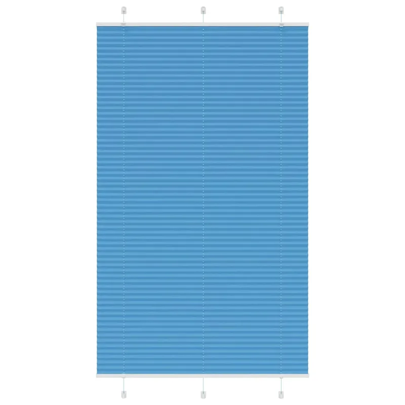 vidaXL Πλισέ Στόρι Μπλε 120x200 εκ. Πλάτος Υφάσματος 119,4 εκ. Πολυεστέρας