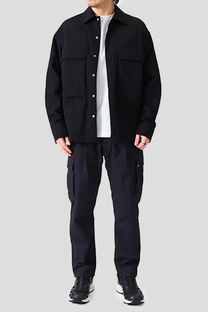 HERNO Ανδρικό Μαύρο Nylon Shirt Jacket