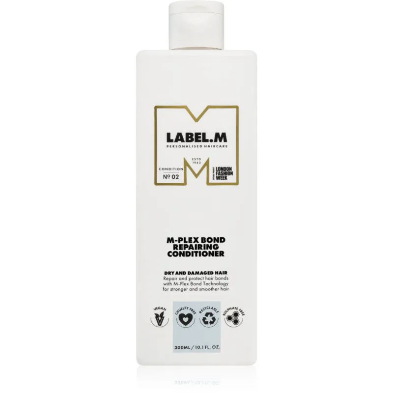label.m M-Plex Bond Repairing Conditioner αποκαταστατικό μαλακτικό για όμορφα μαλλιά και δέρμα 300 ml