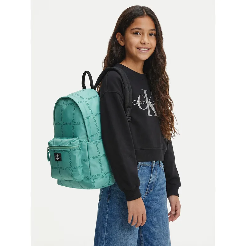 Σακίδιο Calvin Klein Jeans City Grid Aop IU0IU00711 Πράσινο