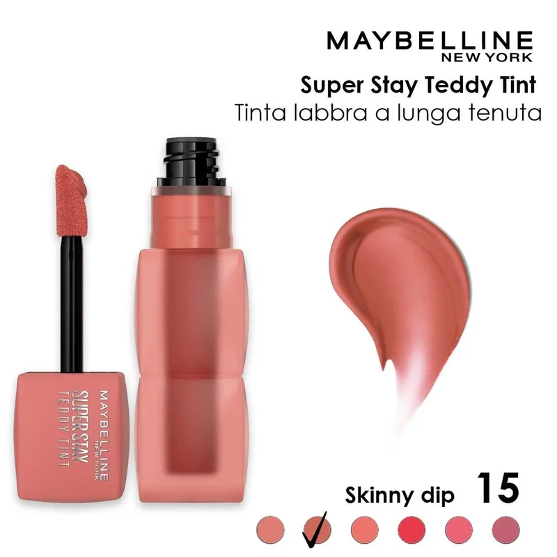 Maybelline Teddy tint lip tint velvety matte effect 15