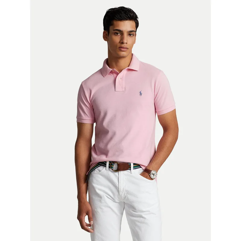 Polo Ralph Lauren Polo Core Replen 710795080 Ροζ Slim Fit