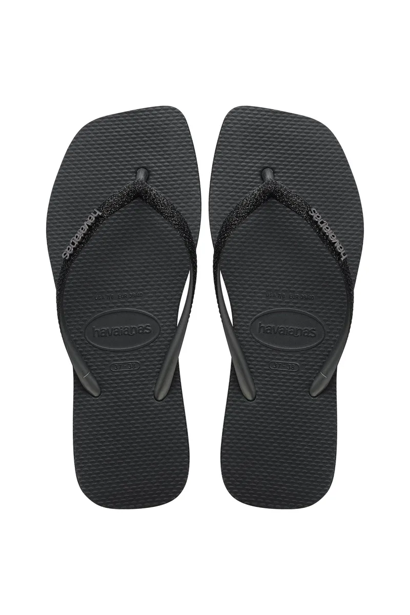 Havaianas γυναικείες σαγιονάρες "Slim Square Sparkle" - 4150248 Μαύρο