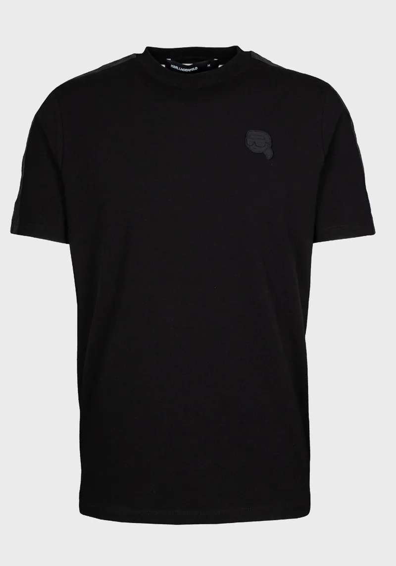 Karl Lagerfeld T Shirt της σειράς Crewneck - 755053 552221 990 Black