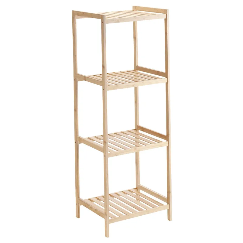 Estia Ραφιέρα Δαπέδου Bamboo Essentials Με 4 Ράφια