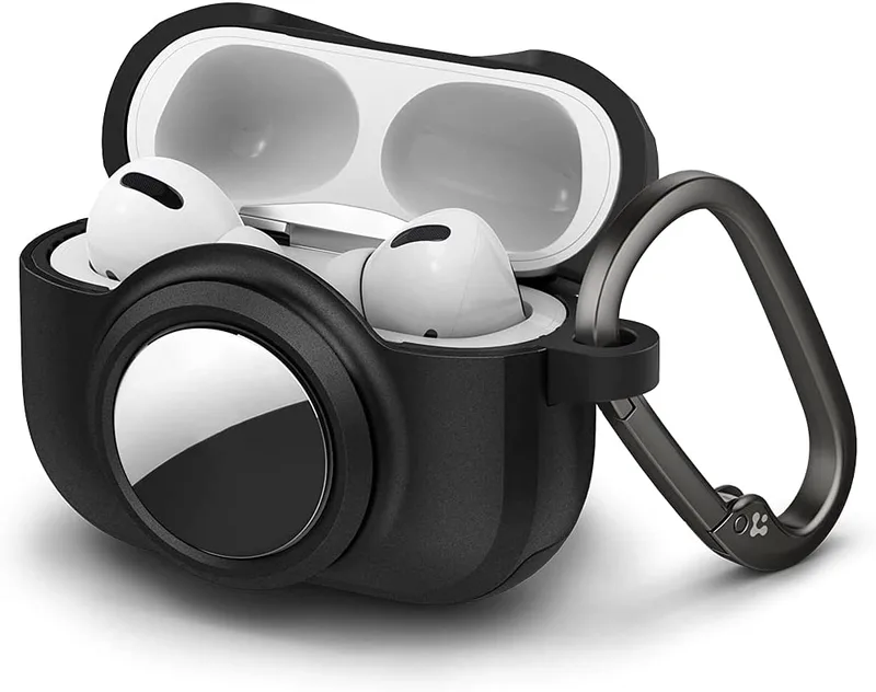 Spigen Tag Armor Duo - Θήκη για Apple AirPods Pro 1st Gen και Apple AirTag 2 / 1 - Black (ACS03167)