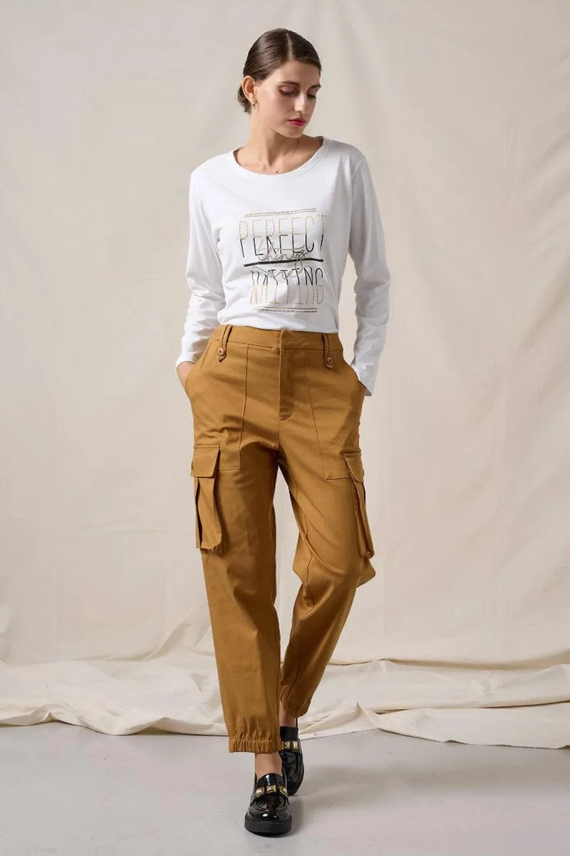 ΠΑΝΤΕΛΟΝΙ CARGO COTTON ΤΑΜΠΑ ΤΑΜΠΑ