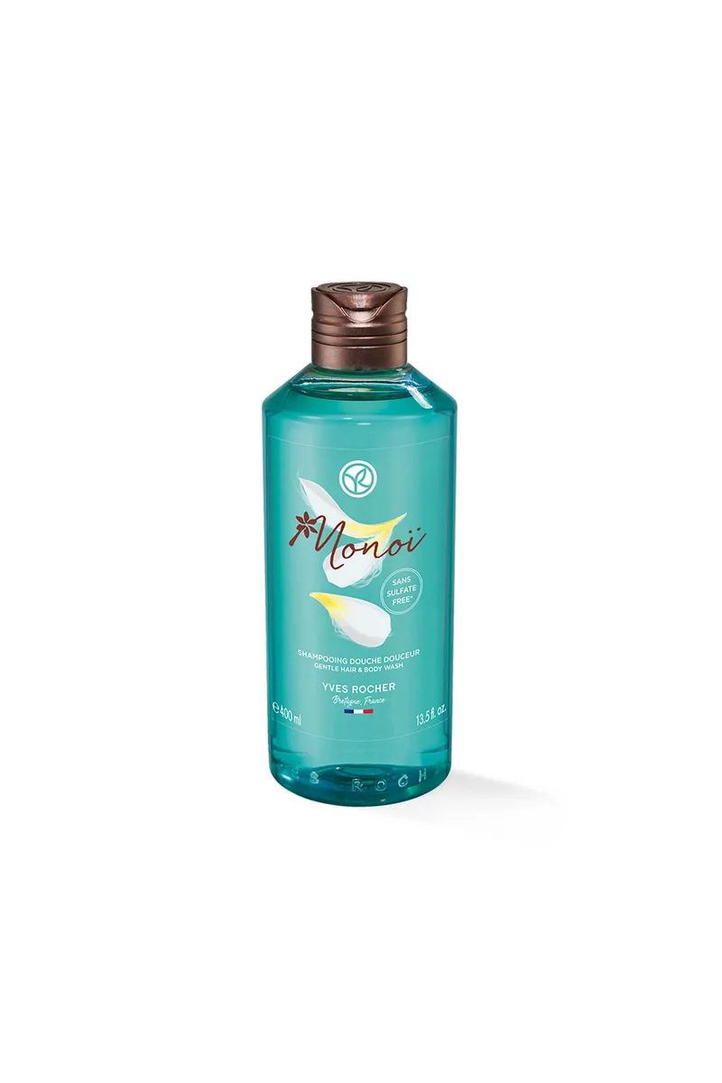 Yves Rocher Monoï Gentle Hair And Body Wash 400 ml - 08907