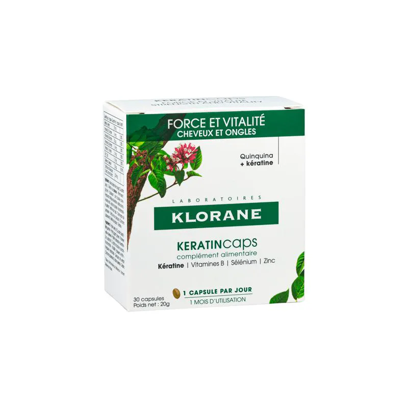 Klorane Keratincaps Strength and Vitality 30 Capsules