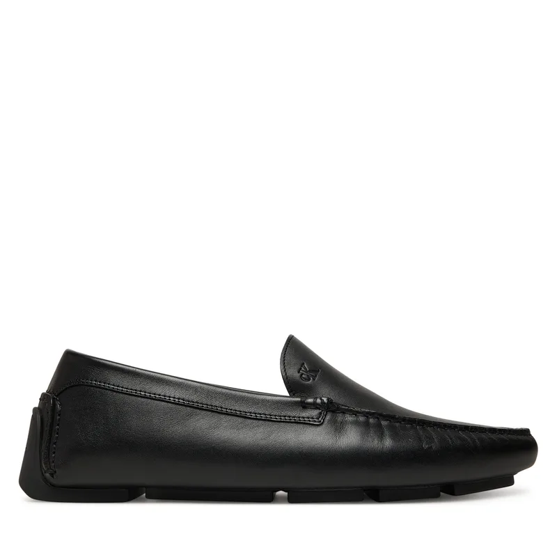 Μοκασίνια Calvin Klein Driver Lth HM0HM01864 Μαύρο