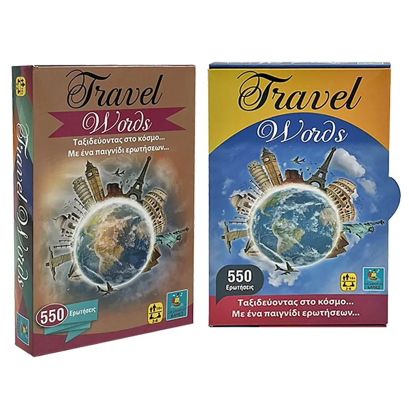 Επιτραπέζιο Παιχνίδι Travel Words Μικρό 10x16εκ. ΑΚ 69-1692 - ΑΚ - 69-1692